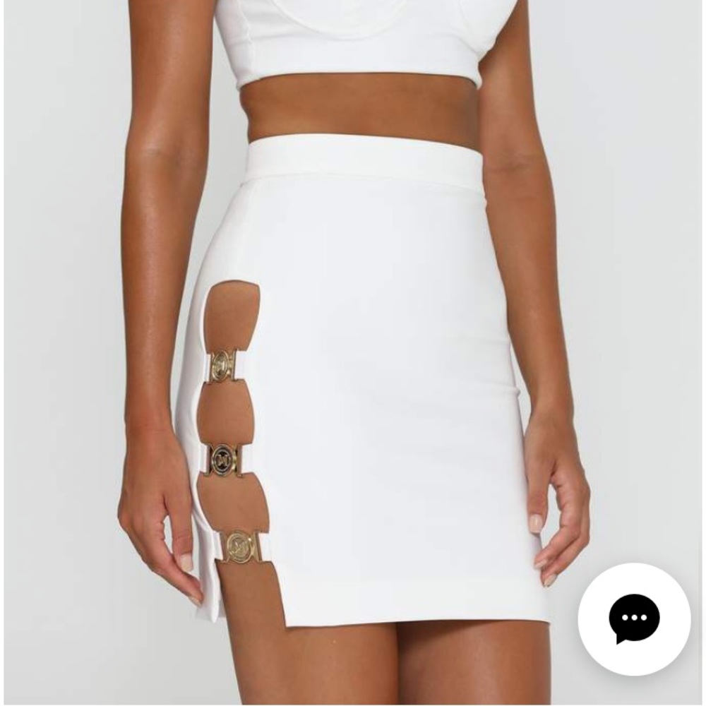 White skirt
